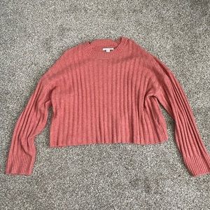 Size S American Eagle Outfitters Cropped Style Orange Sweater